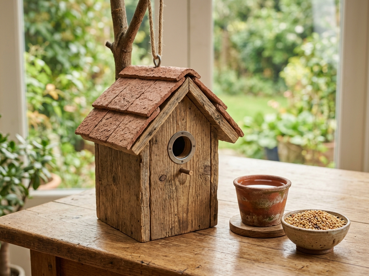 Vyagr Foundation Wooden Sparrow Nest Box Kit